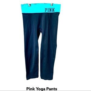 Pink Victoria Secret Yoga Capri Pants